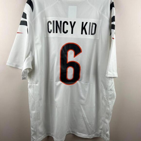 Nike Cincinnati Bengals CINCY KID #6 Away Jersey White XL NFL Mens 2025 - Picture 3 of 9